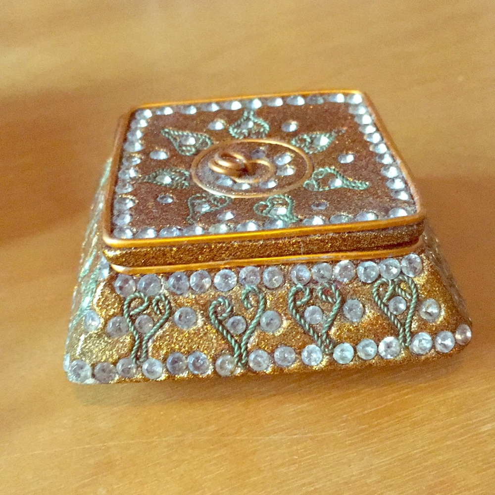 A tiny, golden box